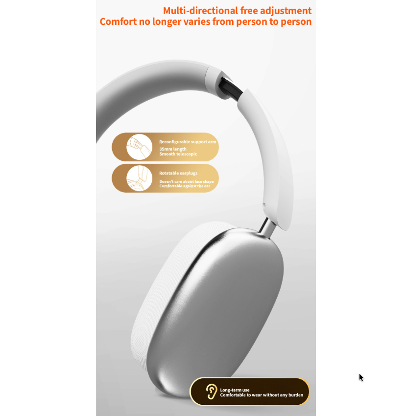 Smart Wireless Bluetooth Headphones - LK65