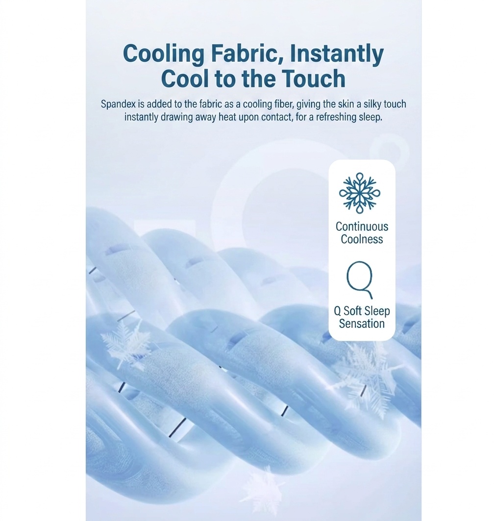 Lightweight Cool-fibre Lyocell Summer Quilt Skin-Friendly Breathable Cooling Blanket