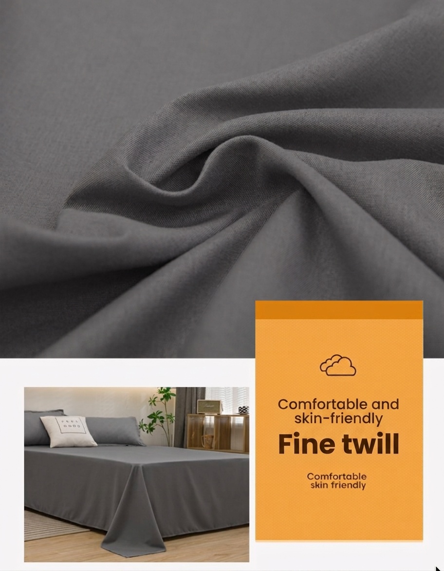 Soft Breathable Washed Cotton Bedding Sheet-  Light Weight Essentials for Spring/Summer
