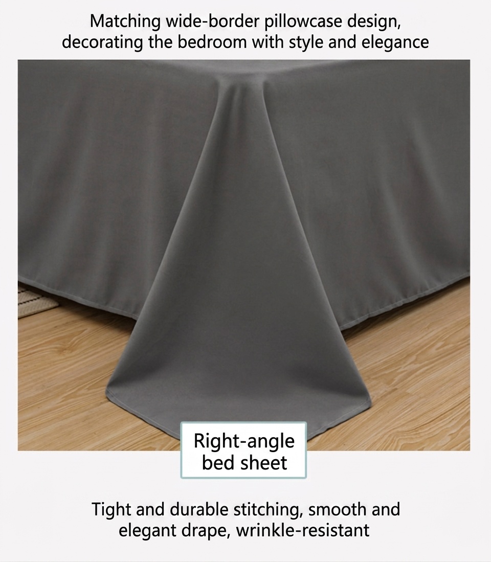 Soft Breathable Washed Cotton Bedding Sheet-  Light Weight Essentials for Spring/Summer