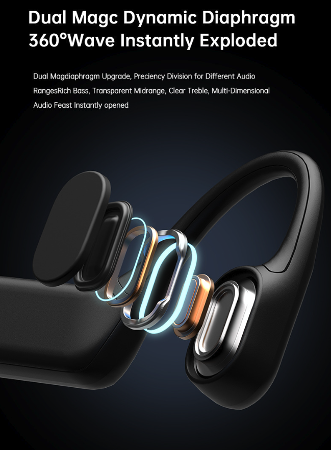 THE X5 Wireless Bone Conduction Sports Headphones Open-Ear