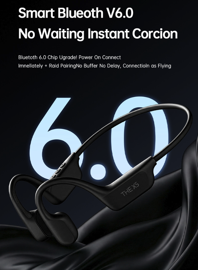 THE X5 Wireless Bone Conduction Sports Headphones Open-Ear
