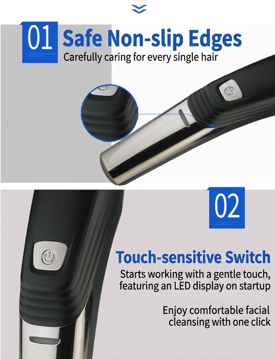Men's Electric Hair Trimmer & Shaver Grooming Kit - Black