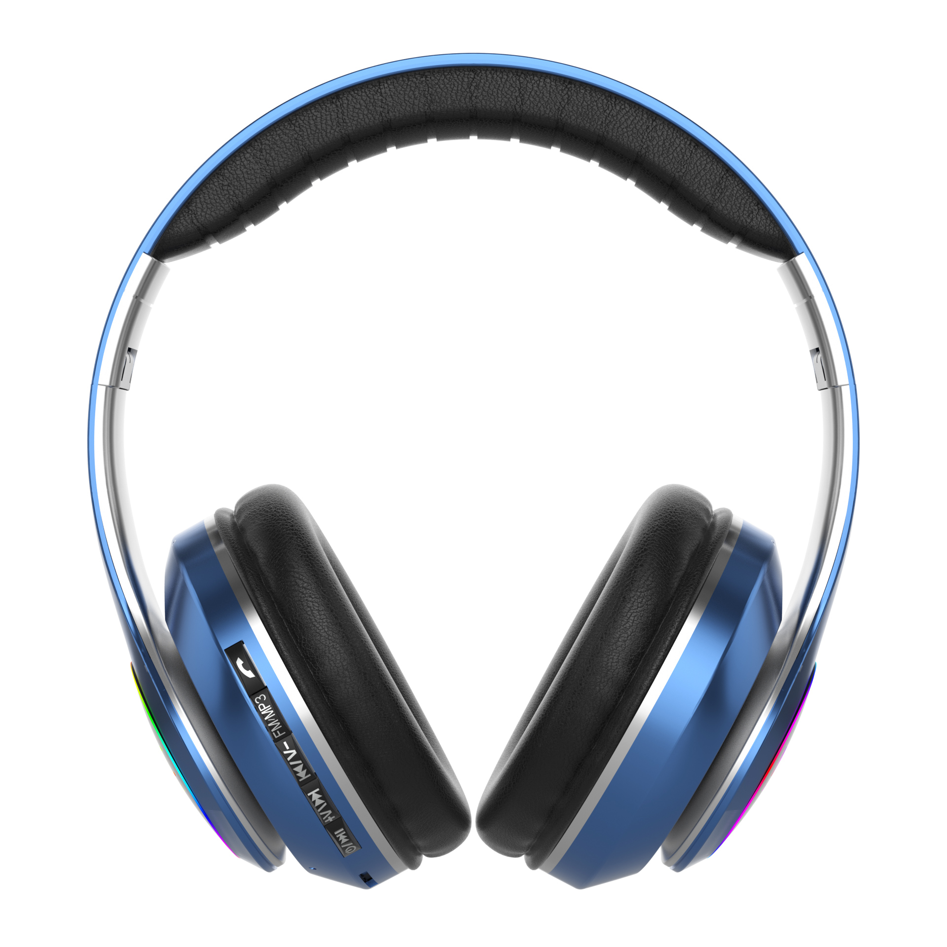 Wireless Bluetooth 5.0 Headphones with RGB Light & Mic