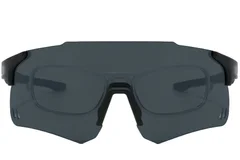 Gafas de sol de aviador de plástico negro #BS2426-0001