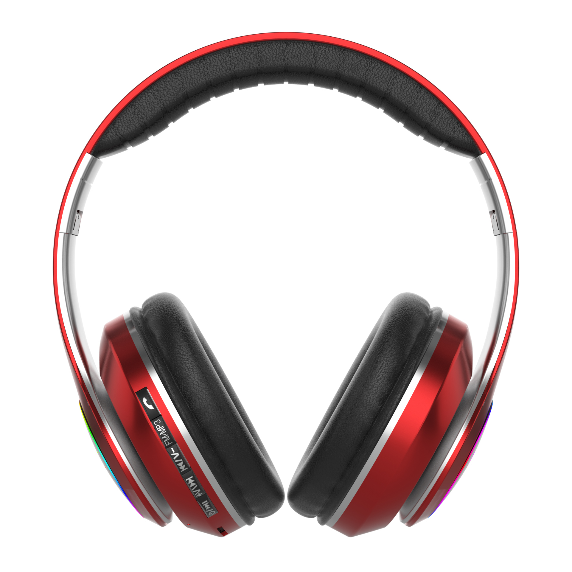 Wireless Bluetooth 5.0 Headphones with RGB Light & Mic