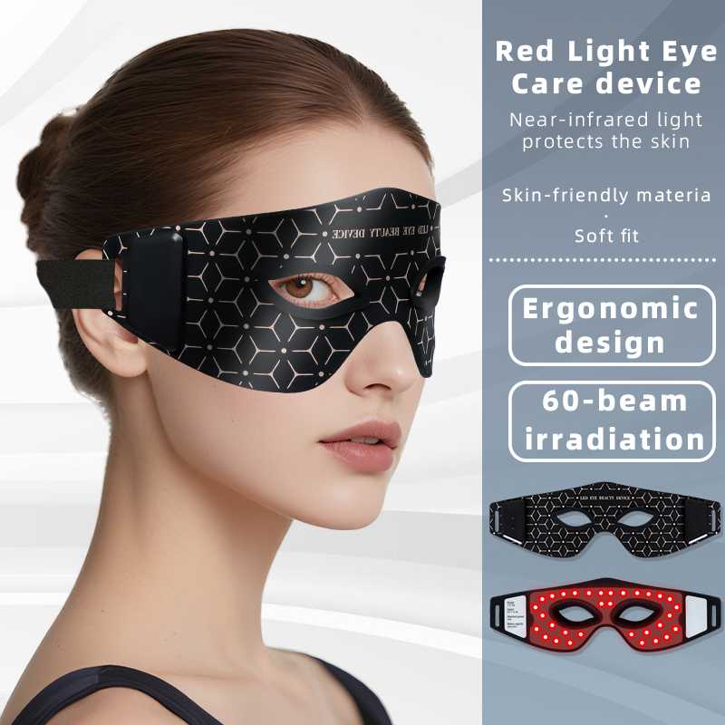 Maschera per gli occhi a luce rossa LED per terapia | Dispositivo di bellezza anti-età