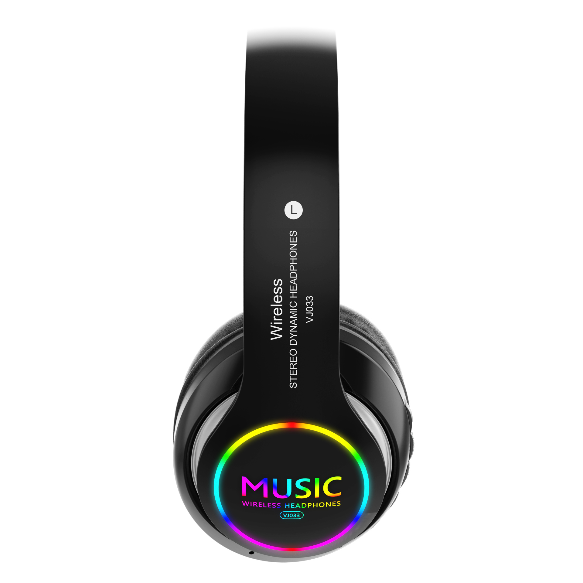 Wireless Bluetooth 5.0 Headphones with RGB Light & Mic