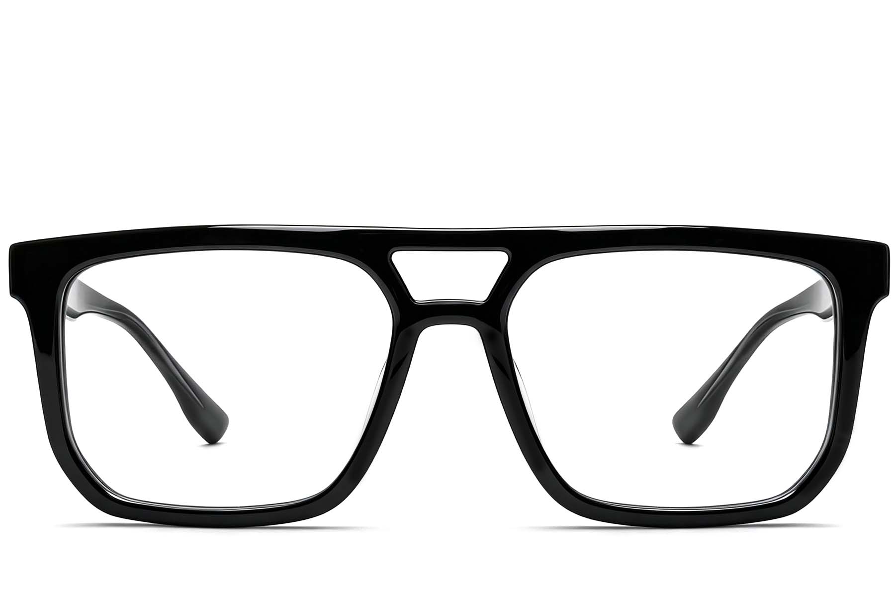 BS2012-0703_Grey_Aviator_Acetate_Glasses_front