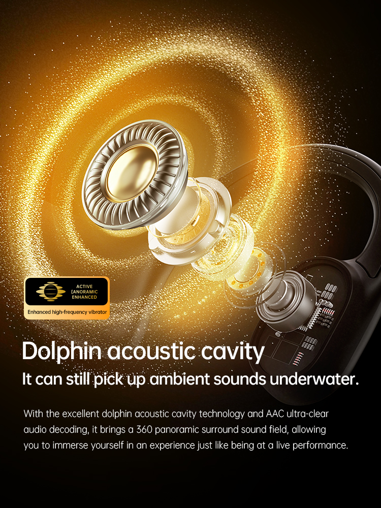 Waterproof Bone Conduction Headphones for Swimming & Sports