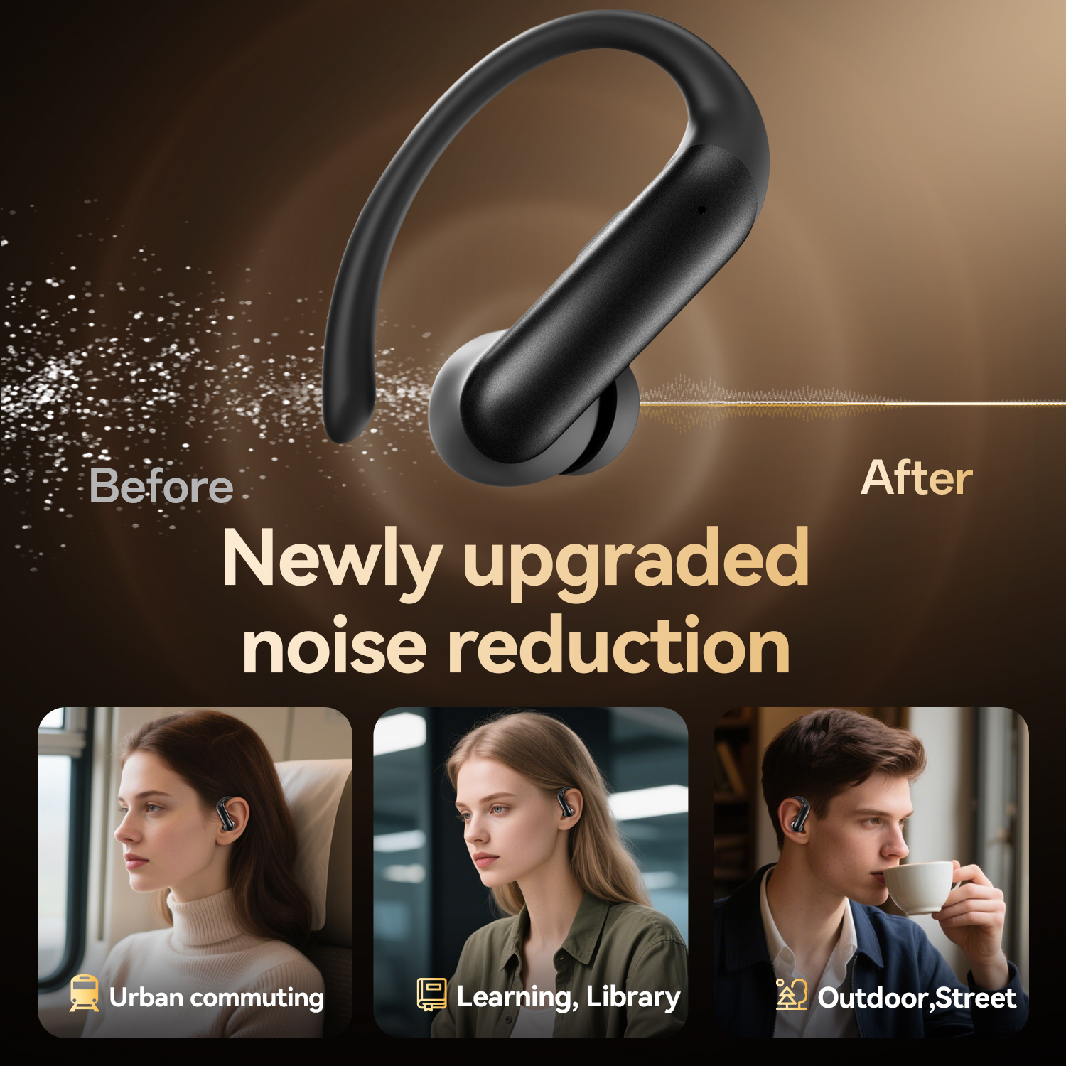 2-in-1 Wireless Earbuds with Built-in LED Makeup Mirror Case Model#M165
