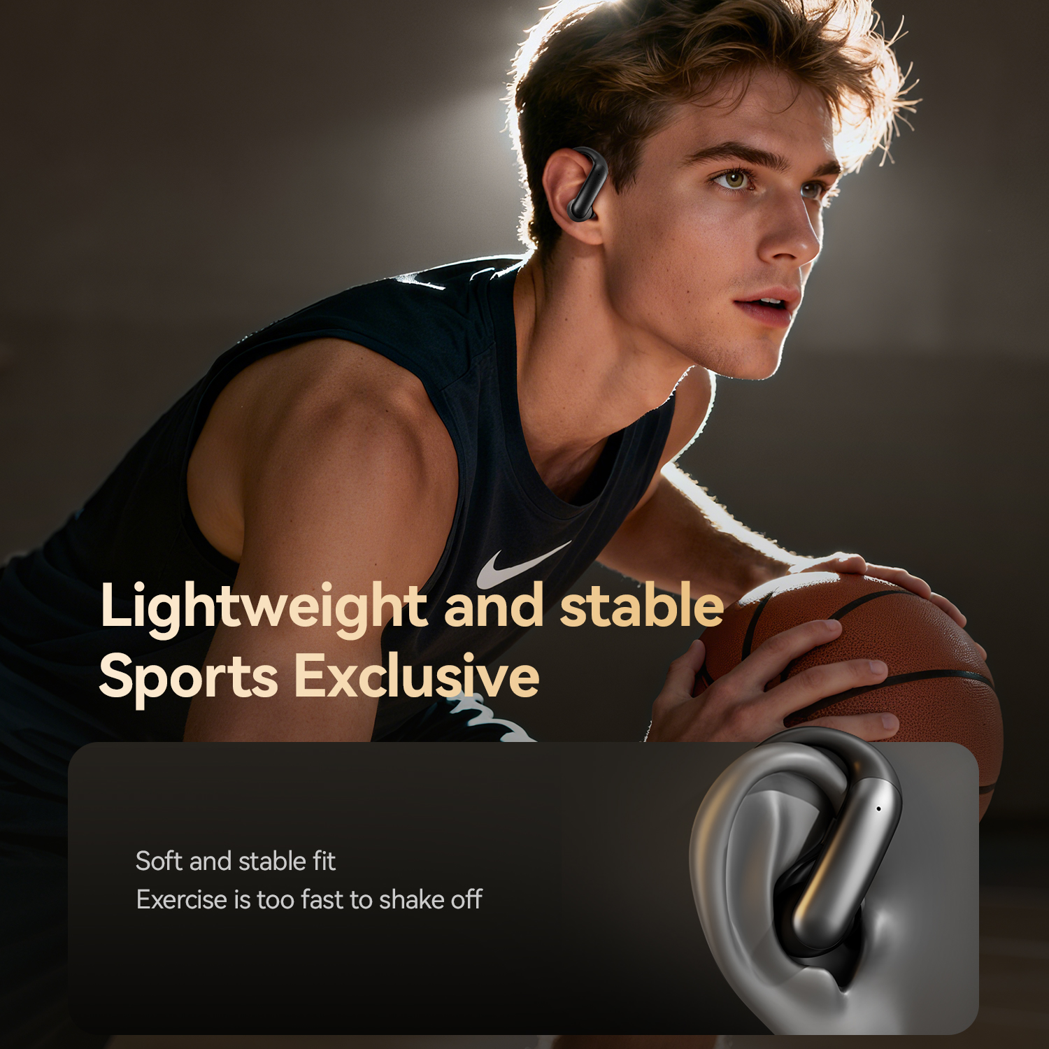 2-in-1 Wireless Earbuds with Built-in LED Makeup Mirror Case Model#M165