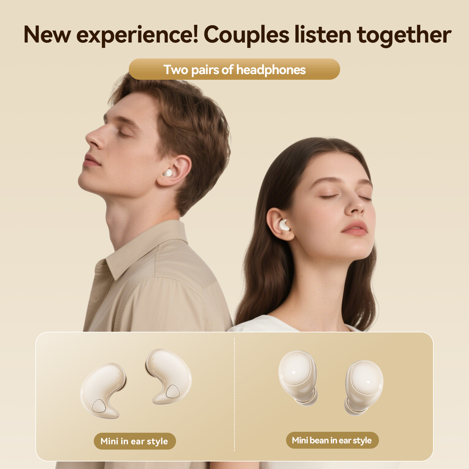Mini Wireless Sleeping Earbuds - Ultra-Thin Noise Reduction Model#M126