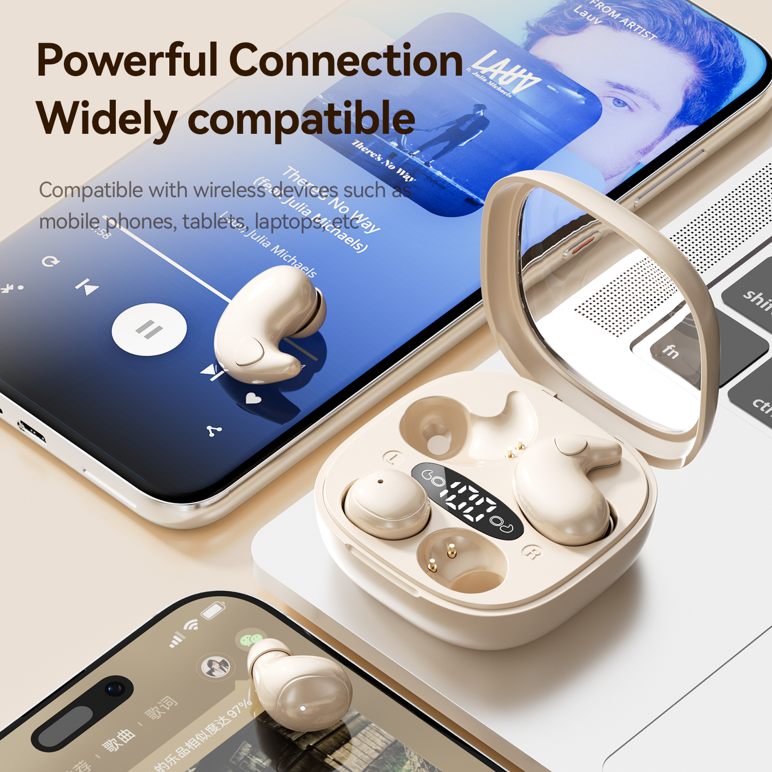 Mini Wireless Sleeping Earbuds - Ultra-Thin Noise Reduction Model#M126