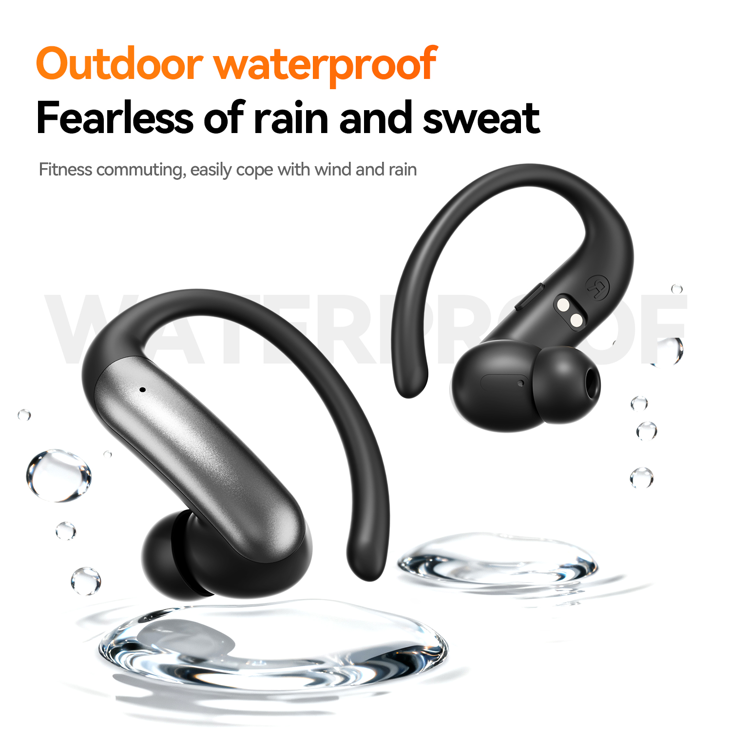 Wireless Air Conduction Earbuds with LED Charging Case Model#M144OWS