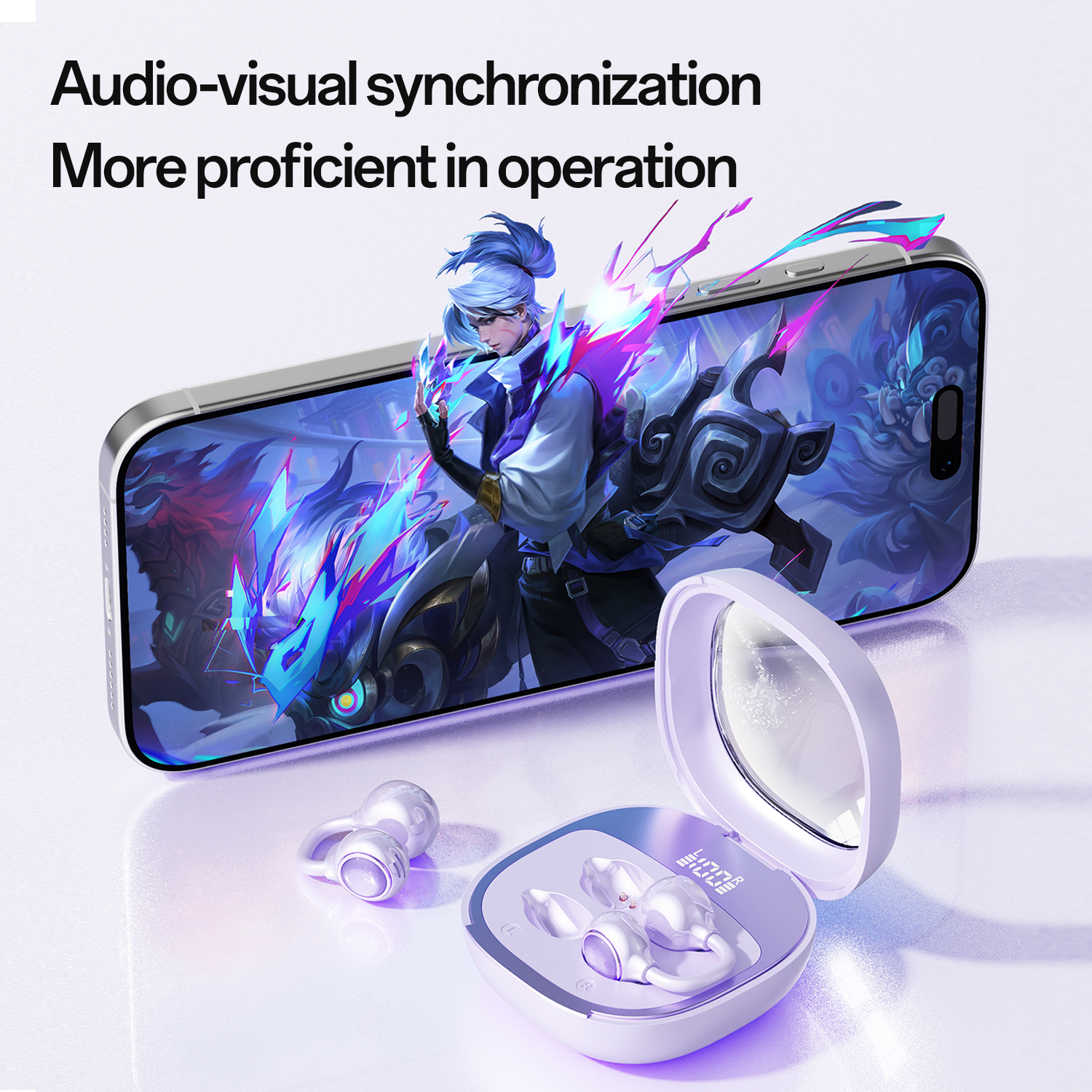 Open-Ear Wireless Earbuds with ENC Noise Reduction Model#M163