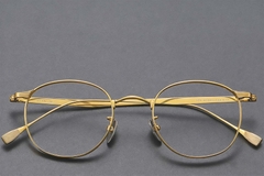 BS1913-0351_Golden_Oval_Titanium_Glasses_front