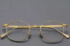 BS1913-0351_Golden_Oval_Titanium_Glasses_front