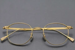 BS1913-0351_Golden_Oval_Titanium_Glasses_front