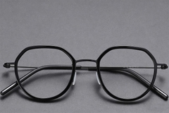 BS1913-0519_Black_Geometric_Titanium_Glasses_front