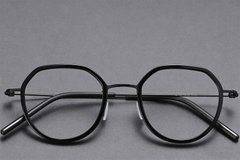 BS1913-0519_Black_Geometric_Titanium_Glasses_front