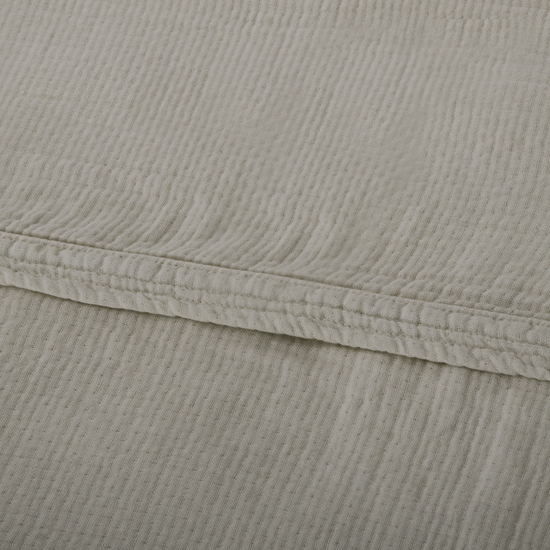 Thickened Lyocell Cotton Linen Blend Machine Washable Breathable Soft Throw Blanket