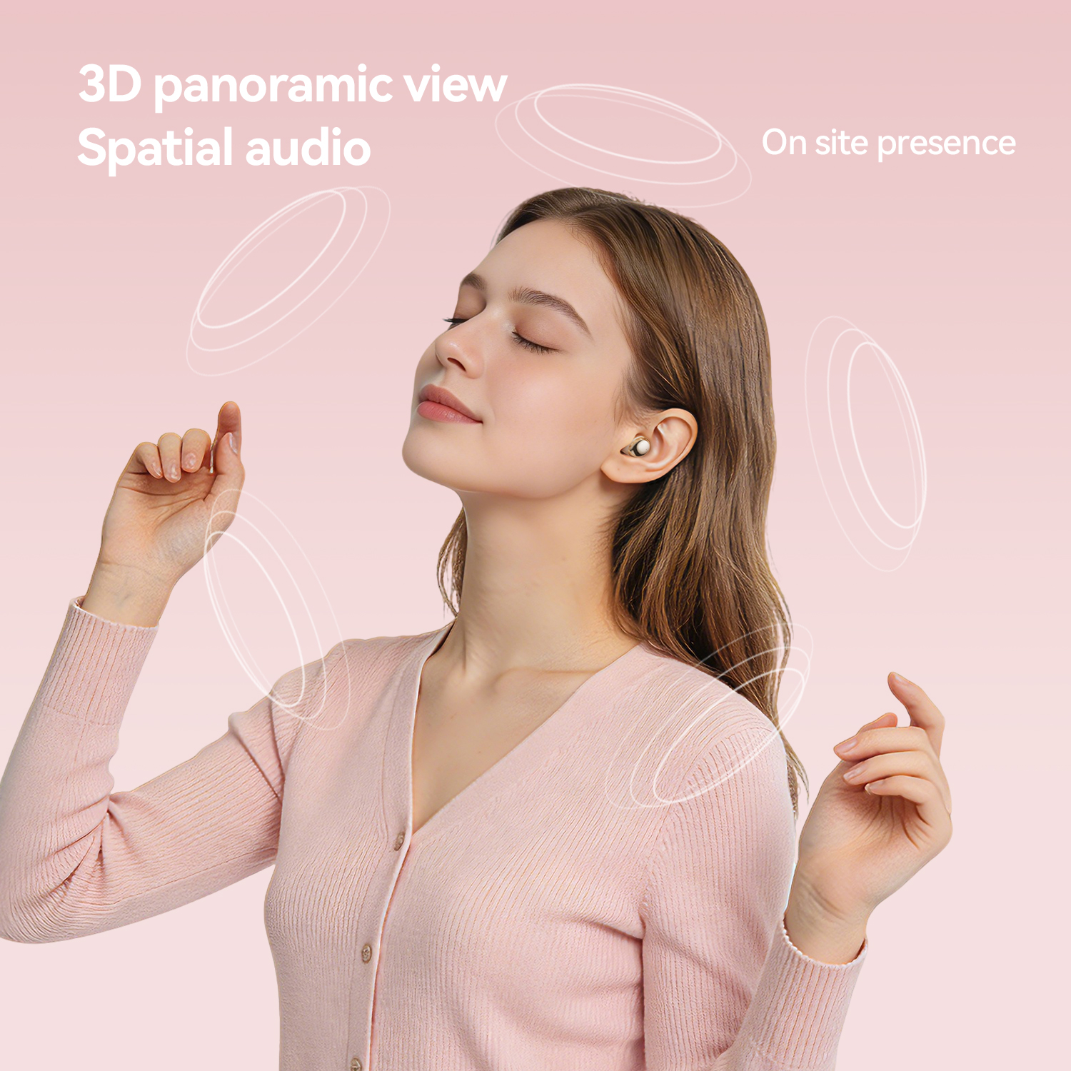 Petite Sleep TWS Wireless Earbuds with Bass Boost & Mic Model#M185