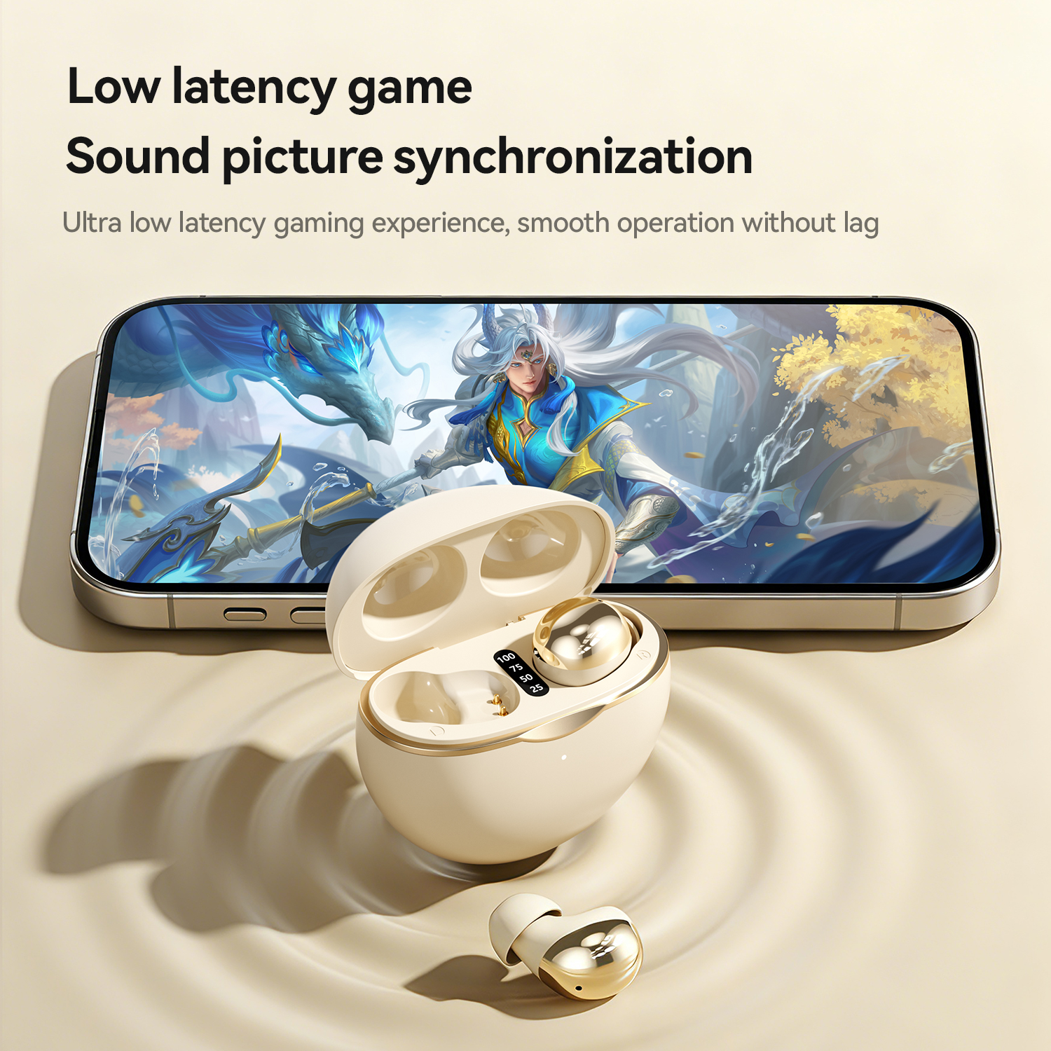 Petite Sleep TWS Wireless Earbuds with Bass Boost & Mic Model#M185