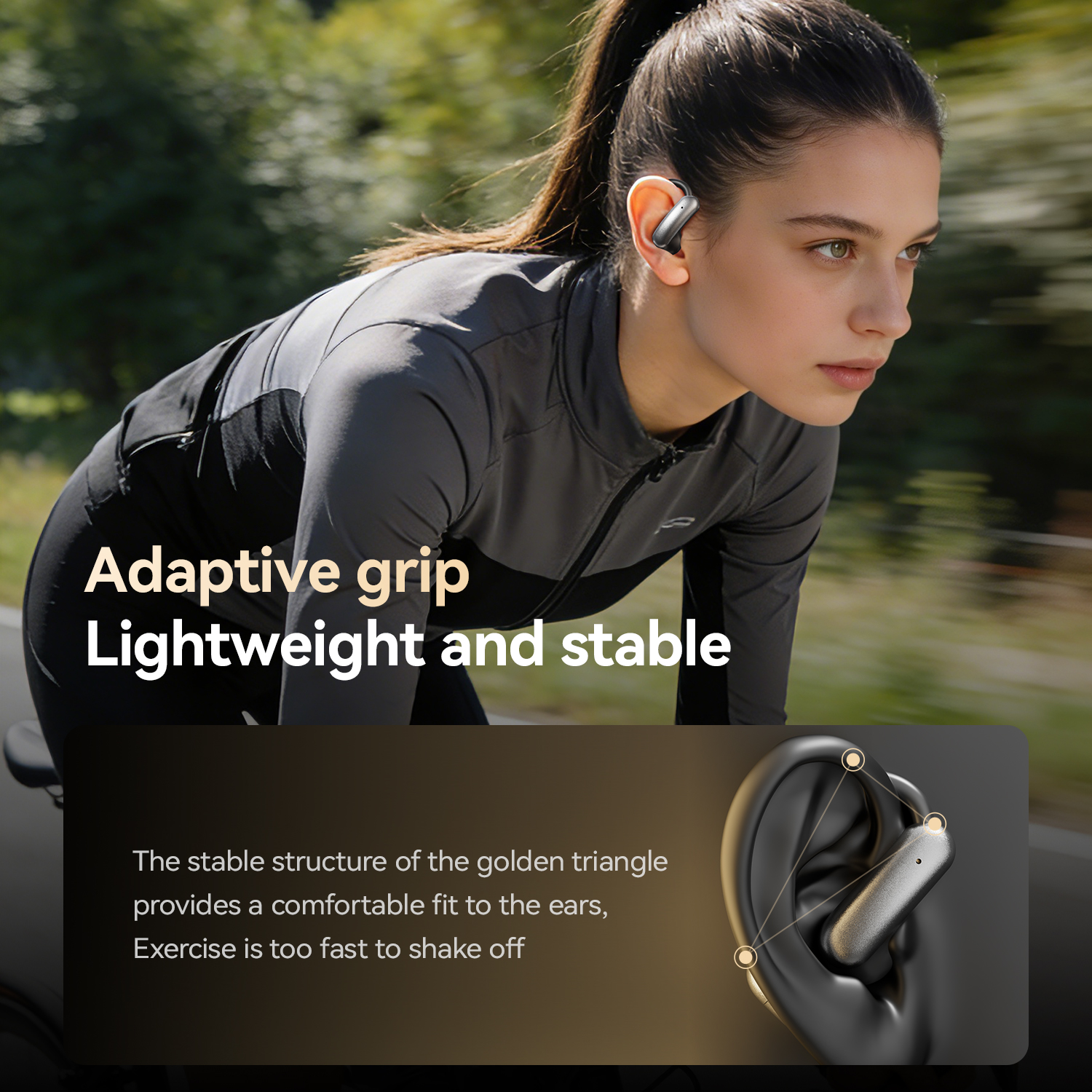 Auriculares inalámbricos Bluetooth de oído abierto con batería magnética Modelo n.° M143