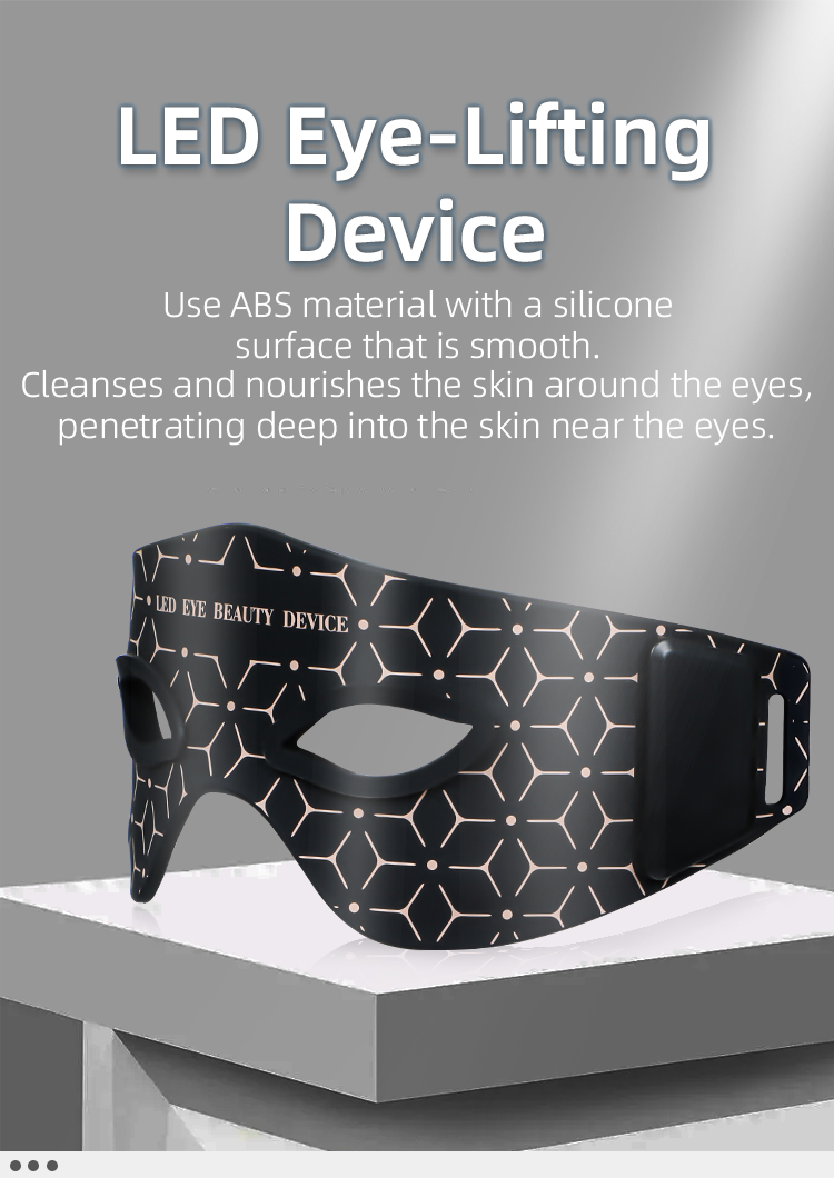 Maschera per gli occhi a luce rossa LED per terapia | Dispositivo di bellezza anti-età