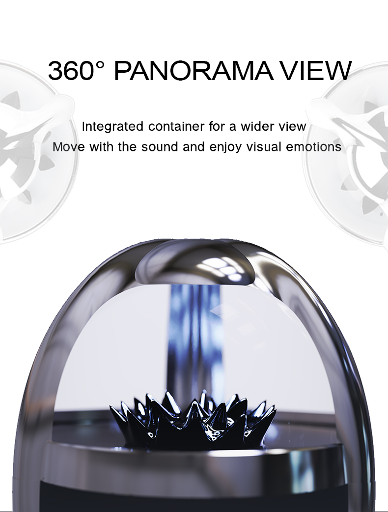 Ferrofluid Bluetooth Speaker - Portable & Immersive Sound