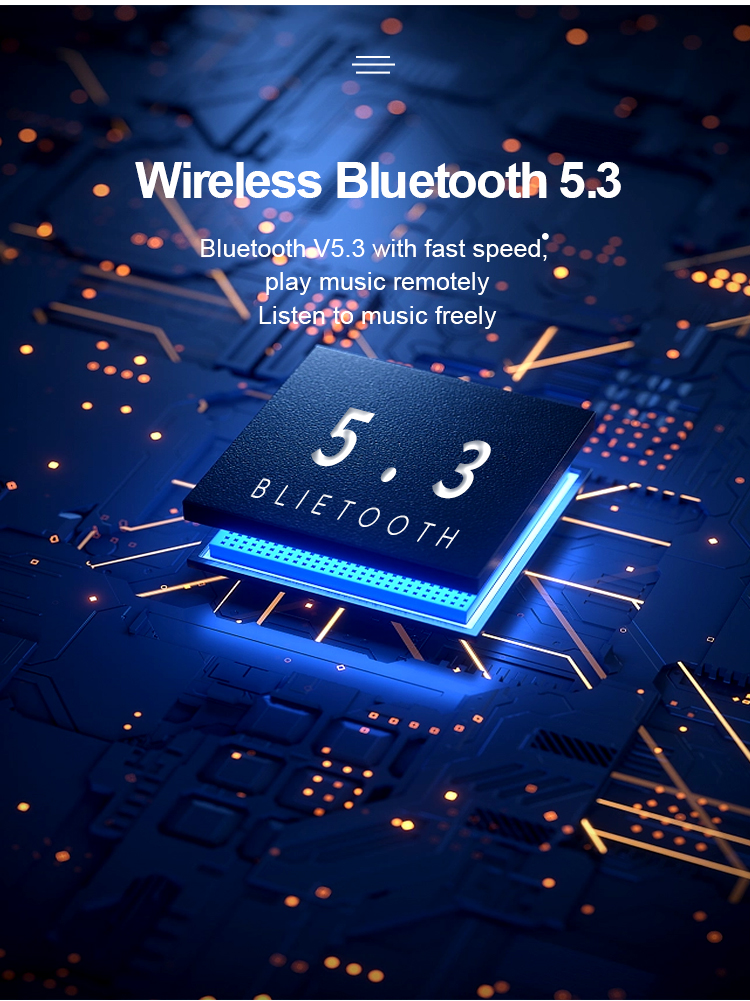 Portable Bluetooth Speaker with RGB Light & IPX5 Waterproof