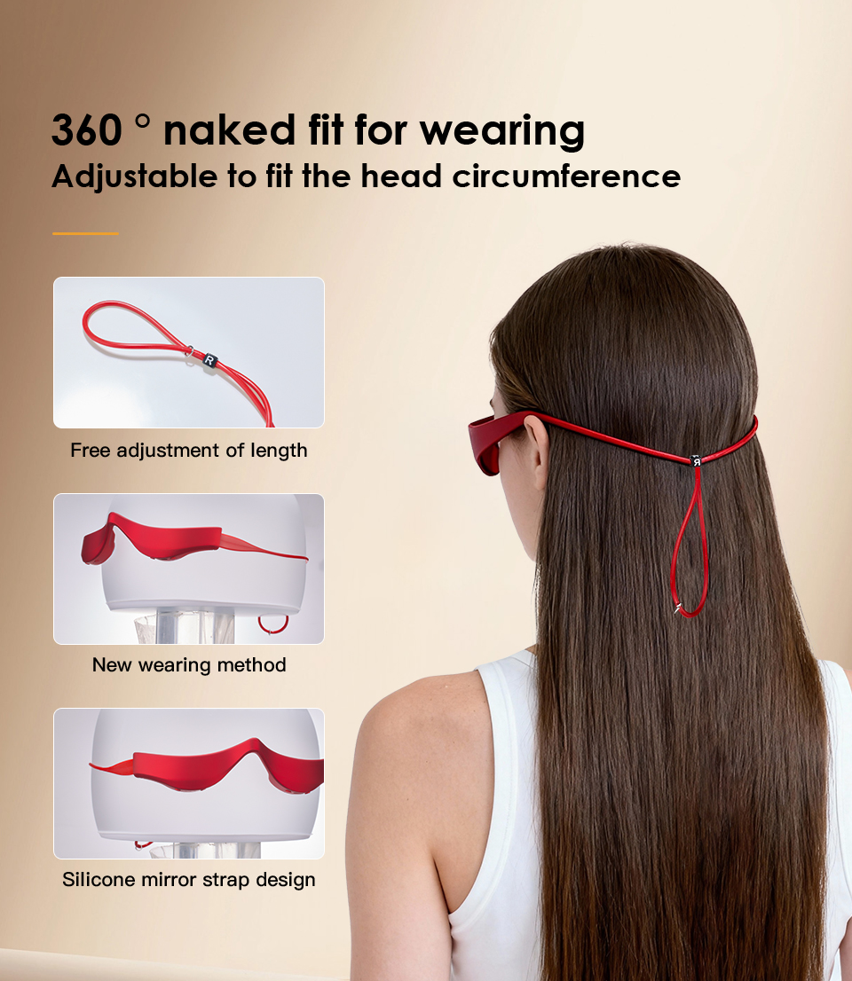 Red Light EMS Eye Massager - Revive Eyes, Daily Joy