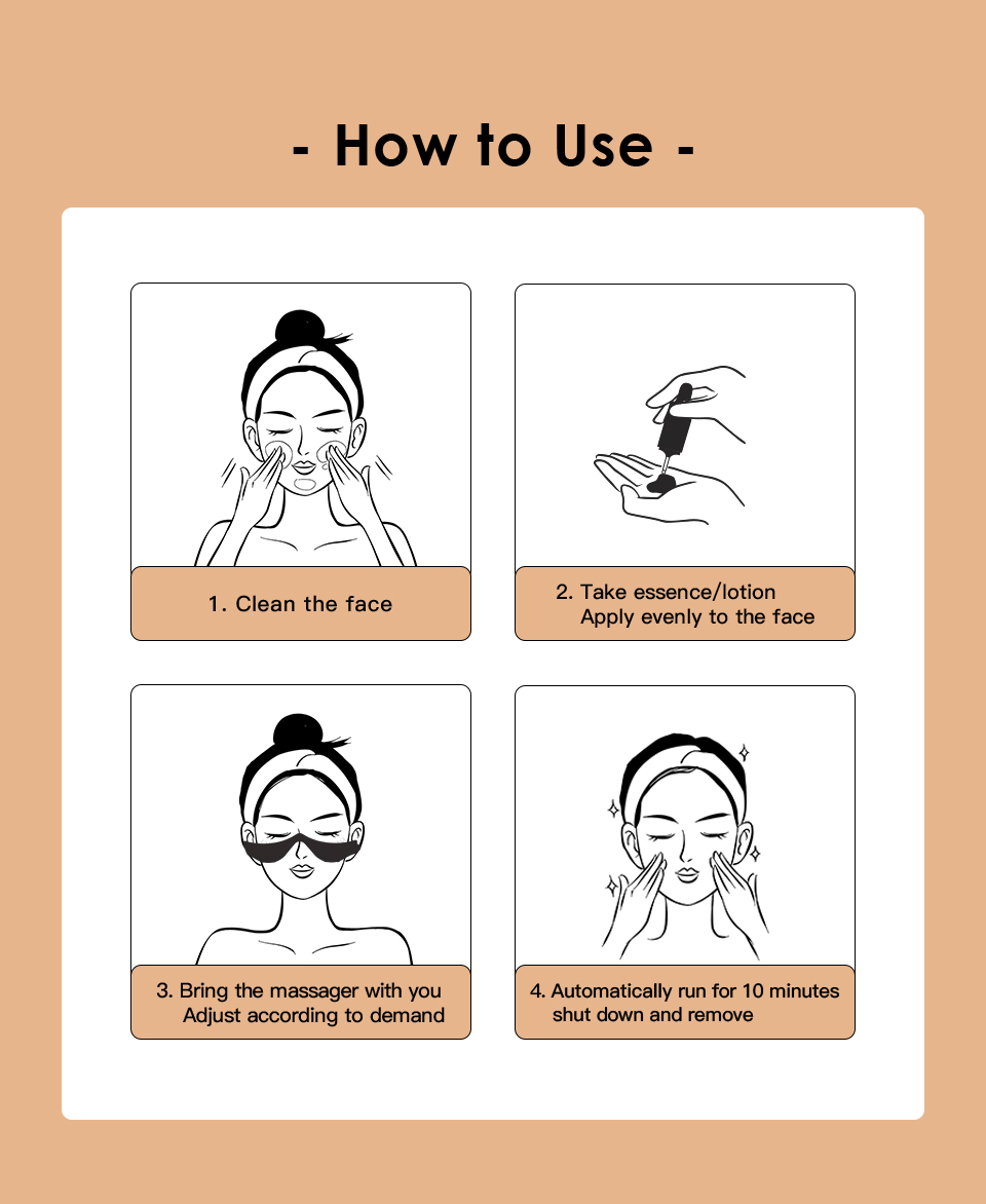 Red Light EMS Eye Massager - Revive Eyes, Daily Joy