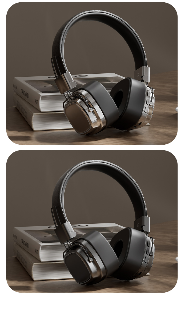 Retro Wireless Headphones with 40mm Drivers & BT 5.3
