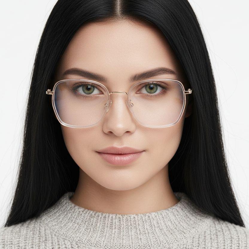 BS0406-0159_Transparent_Geometric_Metal_Glasses_model
