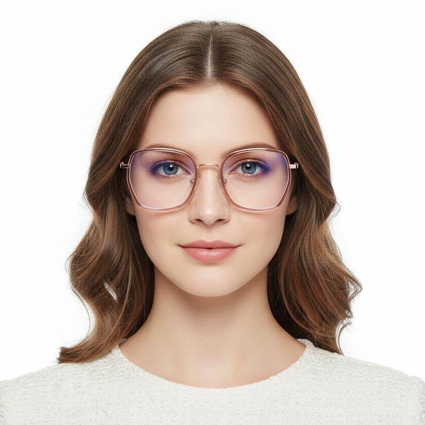 BS0406-0161_Golden_Geometric_Metal_Glasses_model
