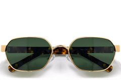 BS0824-0068_Golden_Geometric_Metal_Sunglasses_front