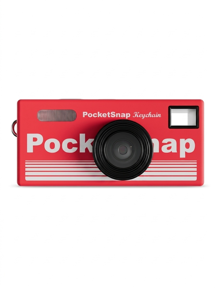 PocketSnap Retro Keychain Mini Digital Camera for Photo & Video, 320mAh Battery, 9 Unique Filters
