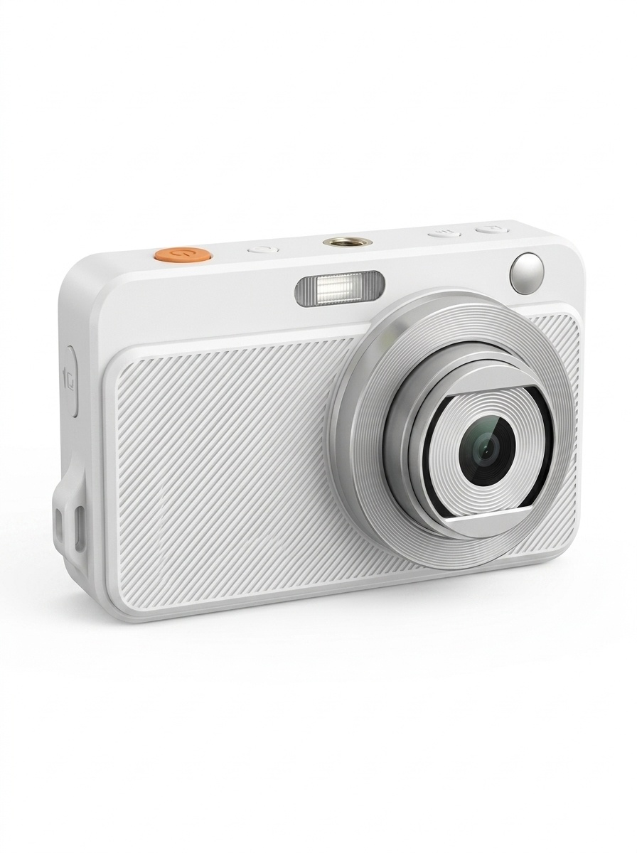 Cámara digital 4K de 50 MP con zoom 16X, cámara compacta para vlogging, pantalla de 2,88 pulgadas, enfoque automático y estabilización electrónica de imagen.
