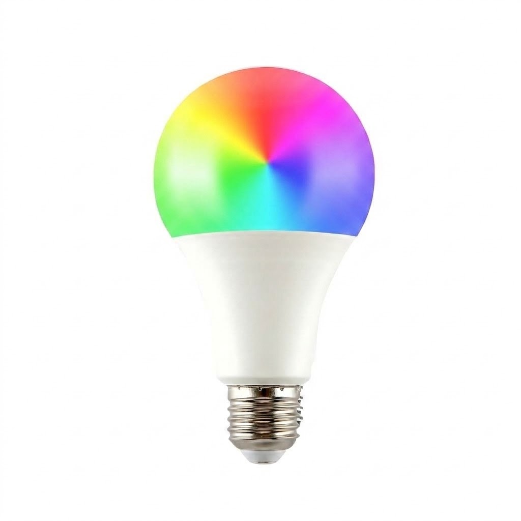 Smart WiFi LED Light Bulb RGB+CCT Dimmable E27/E26 Tuya App