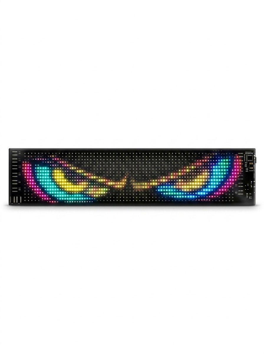 Smart LED Matrix Panel Voice Control Car Sign RGB Display