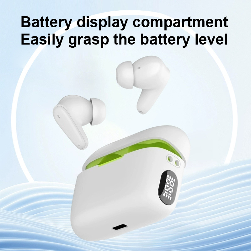 A-383 Pair White Easy Touch Hearing Aid LED Battery Display Rechargeable #26240013
