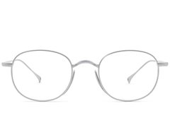 Oval Silver Titanium Glasses #BS1913-0182