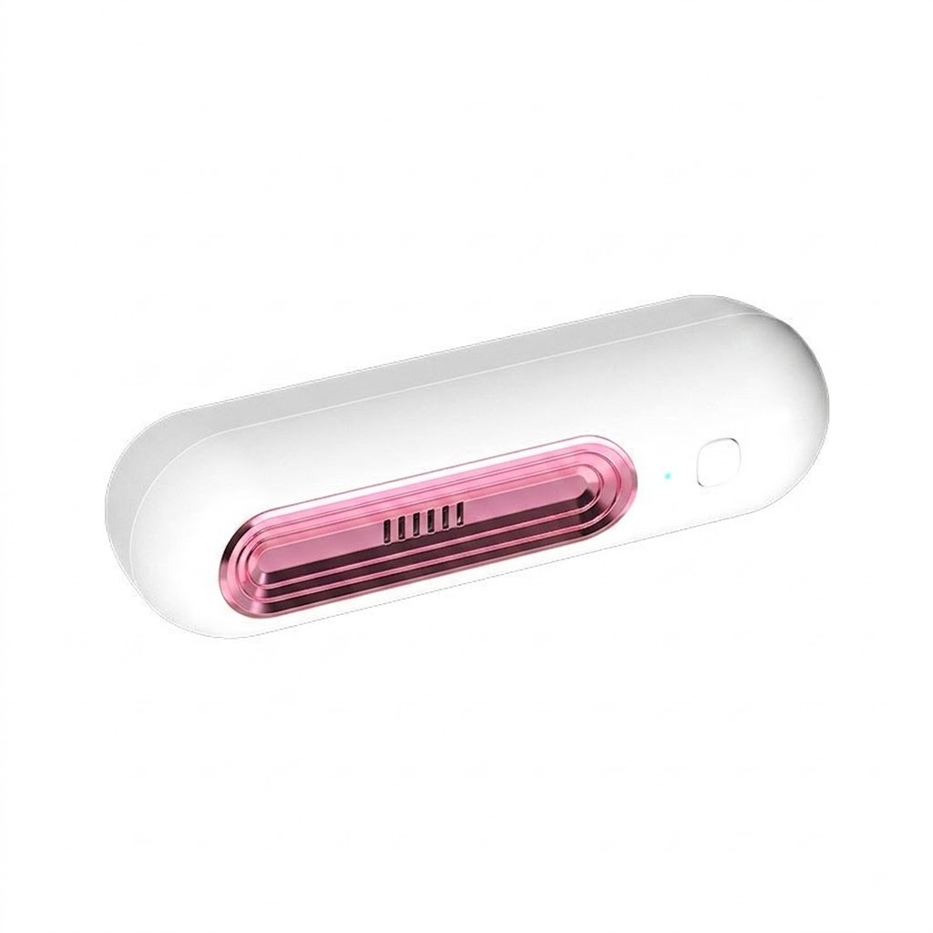 Compact Ozone Refrigerator Deodorizer, 30-Day Battery, Odor Eliminator & Fresh Food Keeper