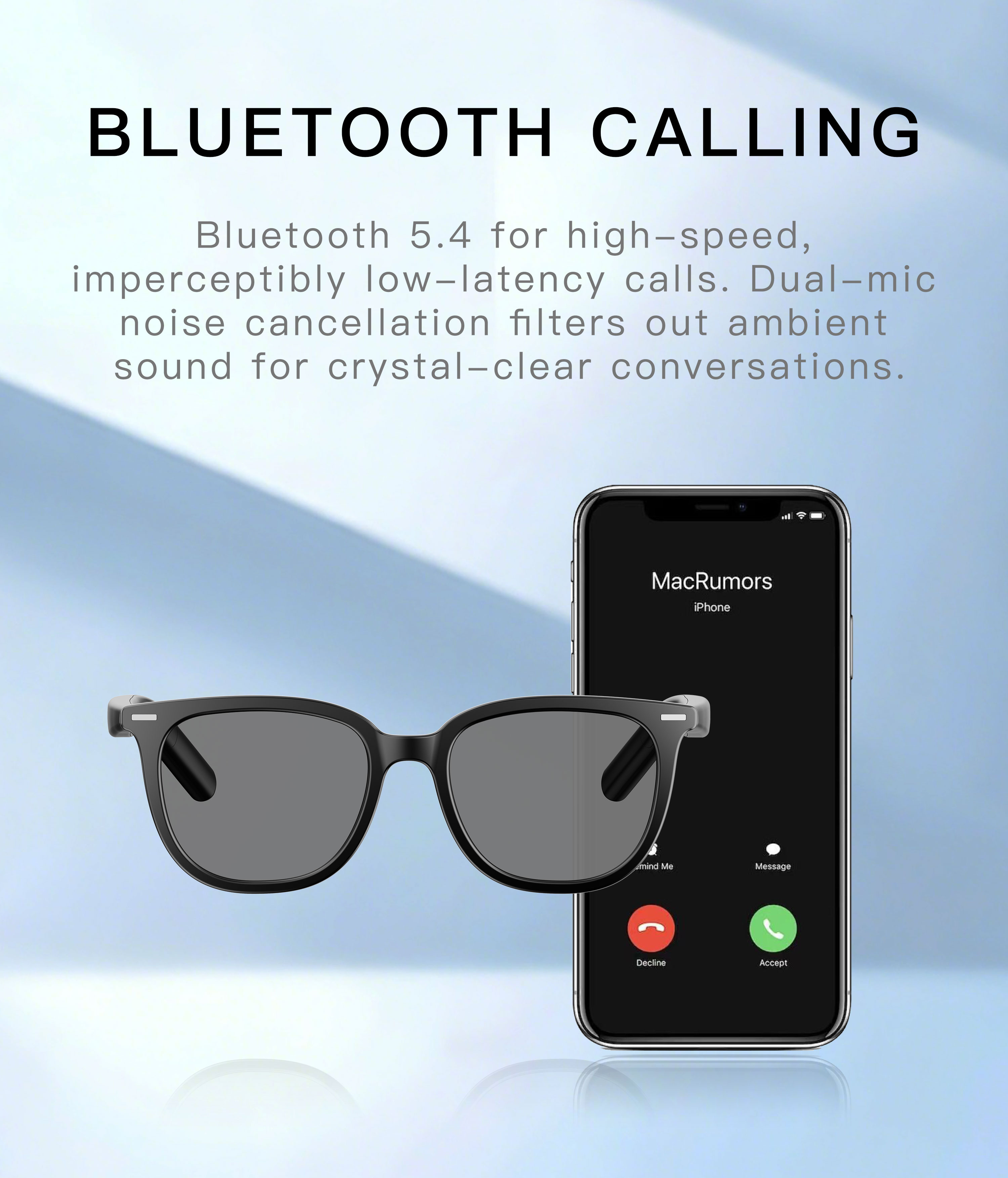 AG11 Red TR90 Electrochromic Smart AI Sunglasses #BS1223-0003