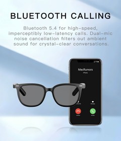 AG11_Black_TR90_Smart_AI_Glasses_Detail