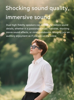 AG18 Black TR90 Smart AI Sunglasses #BS1223-0005