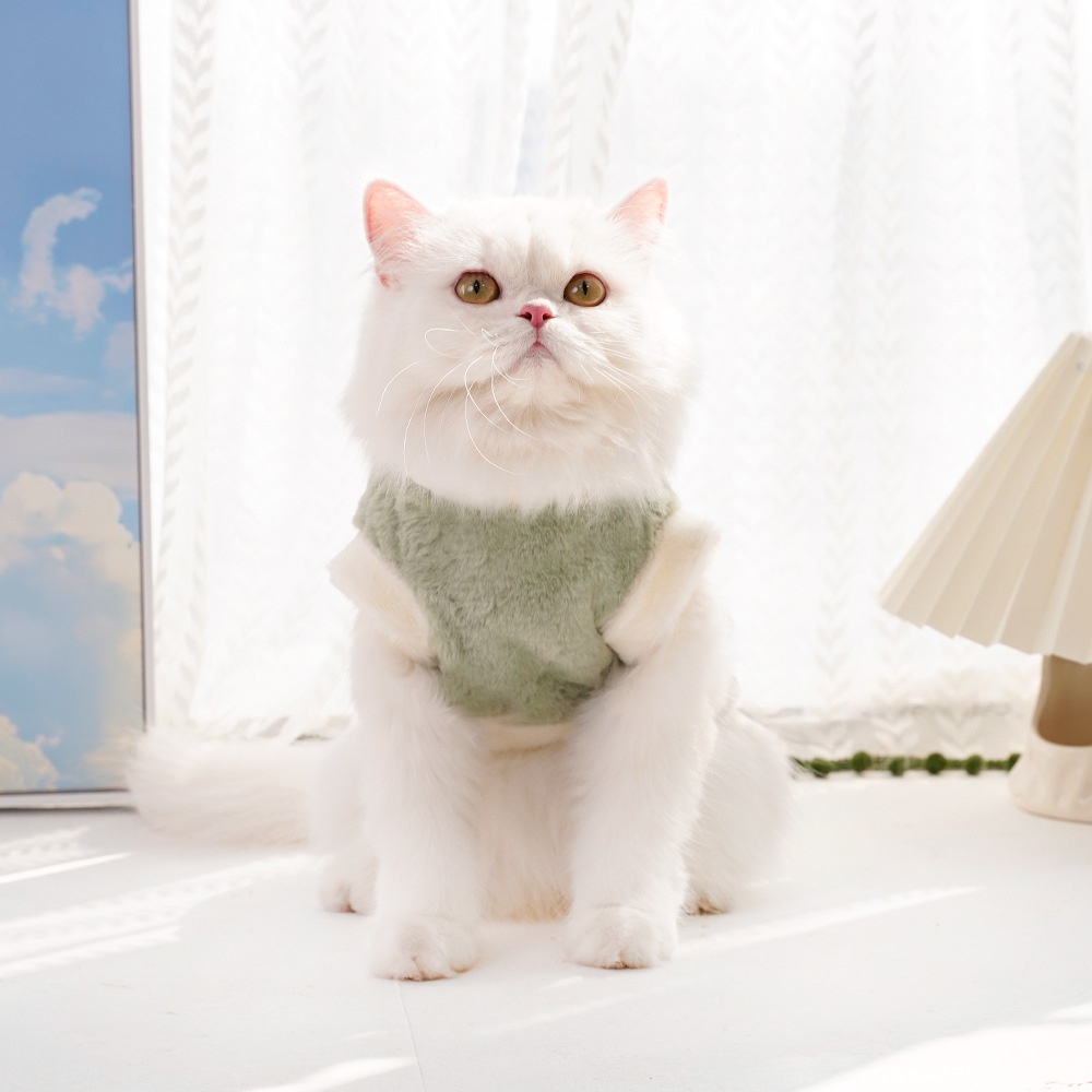 Plush Fleece Pet Harness Vest with D-Ring