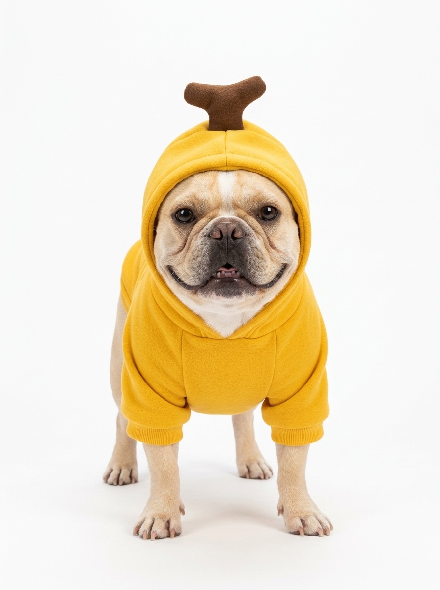 Fleece Character Hood Dog Sweatshirt Hoodie